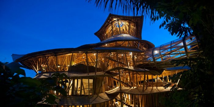 İşte Endonezya'nın sürdürülebilir bambu evleri