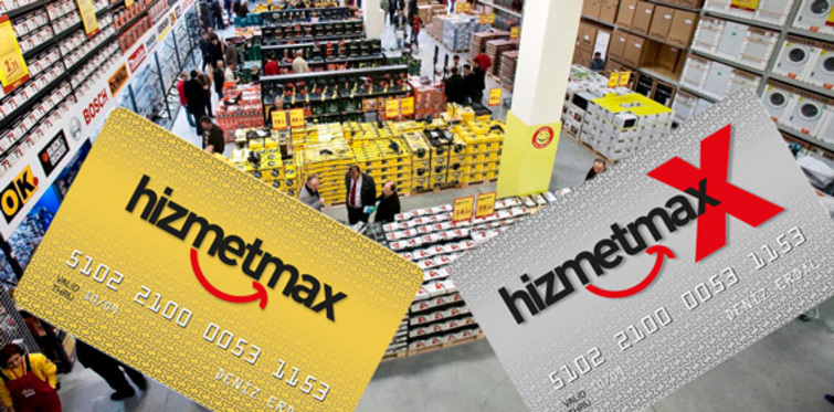 “Hizmetmax” kartı ile her alanda hizmet!