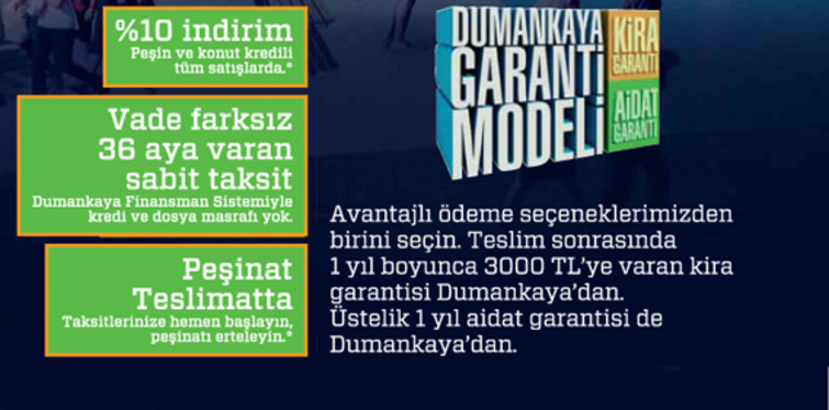 Dumankaya’dan ‘Garanti Modeli’ kampanyası