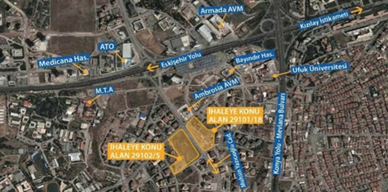 Çukurambar’a 275 milyon TL'lik teklif