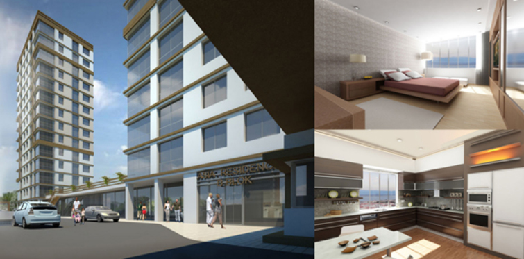 Asia Residence’da 3+1 daire 468 bin TL'ye