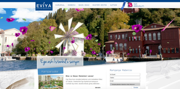 Eviya Web’de de çok farklı