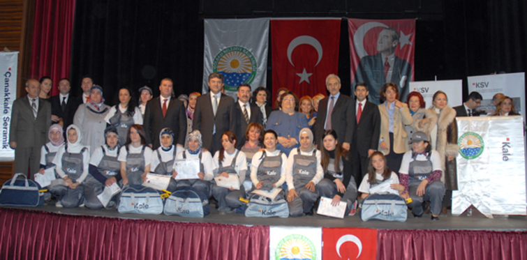 KSV’nin kadın ustaları yetişiyor