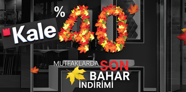 Kale’den mutfaklarda sonbahar indirimi