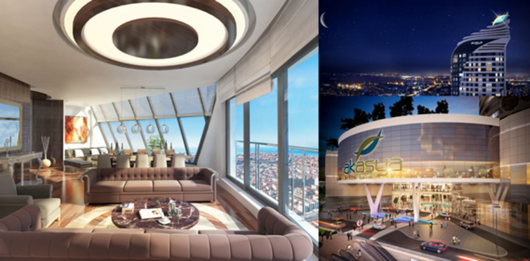 Akasya Acıbadem’in Penthouse daireleri satışa çıktı