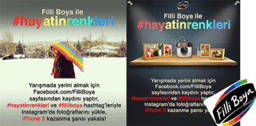 Hayatınrenkleri Filli Boya ile Instagram’da