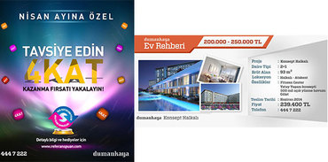 Dumankaya’da Nisan’da 4 kat referans puan