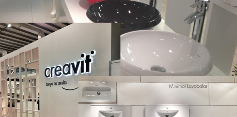 Creavit’in kreatif tasarımları Yapı Fuarı’ndaydı