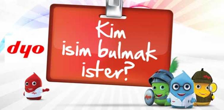 Dyo karakterlerine en yaratıcı ismi bul, tatil kazan