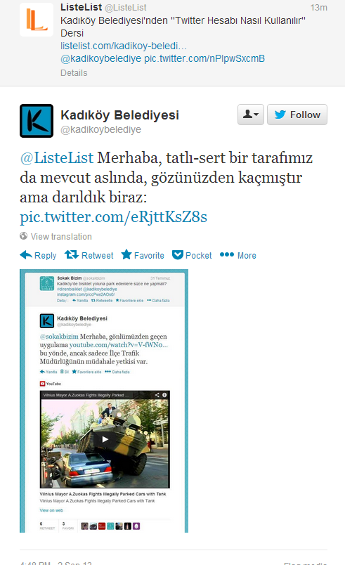 Güncelleme: Sevgili Kadıköy Belediyesi mensuplarından “bir de bu var” cevabı geldi, onu da ekleyelim