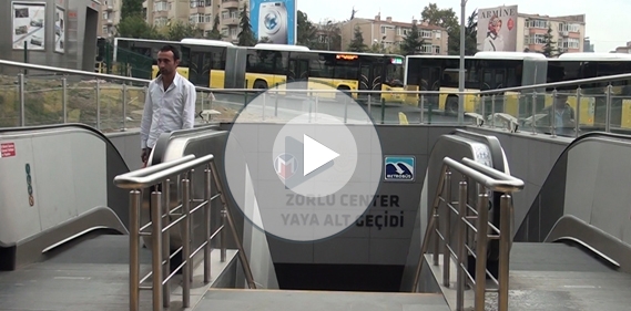 zincirlikuyu da metro ile metrobus birlesti