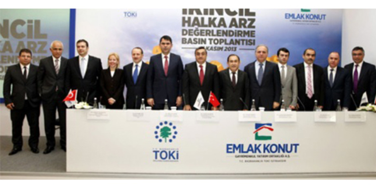 Emlak Konut GYO, gong töreni yapacak