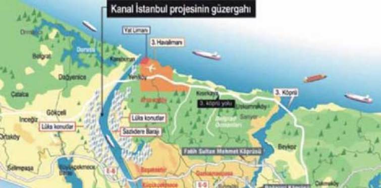Kanal İstanbul projelerinde istimlaklar başladı