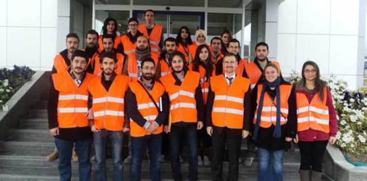 Öğrenciler, DemirDöküm fabrikasını ziyaret etti
