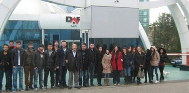 DAP Yapı, emlak bölümü öğrencilerini ağırladı