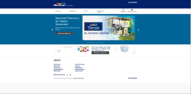Marshall yeni web sitesi kurdu