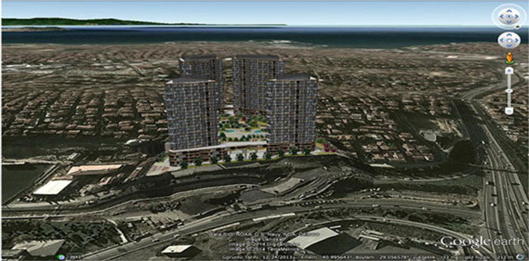 Yenitepe Kadıköy Google Earth'te!