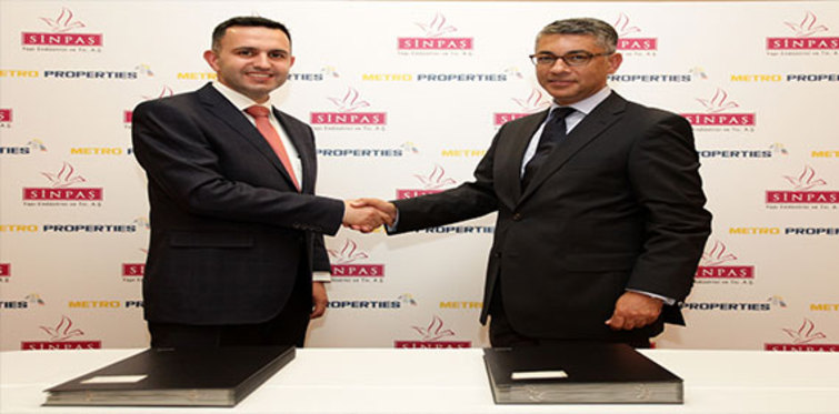 Sinpaş Yapı ile Metro Properties anlaşma imzaladı