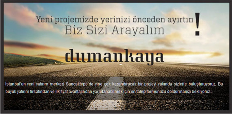 Dumankaya Sancaktepe ödeme planı!