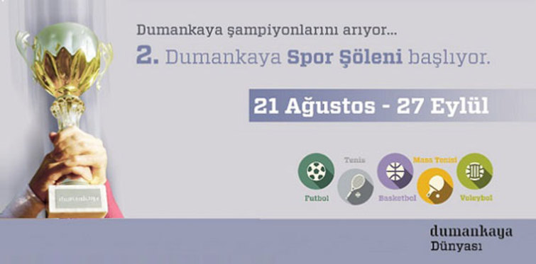 Dumankaya spor şöleni başlıyor