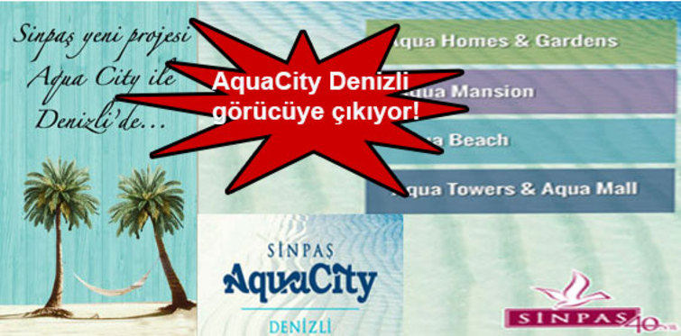 Sinpaş AquaCity ile Denizli'de
