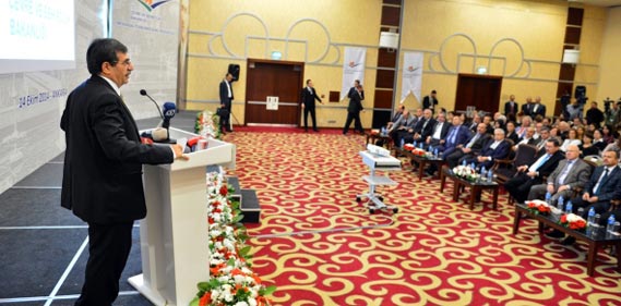 Çevre Bakanı Güllüce AKM toplantısında konuştu