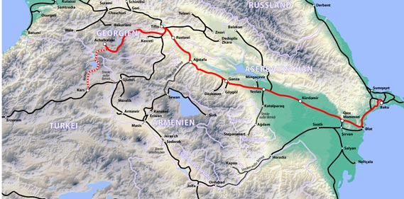 Kars-Tiflis-Bakü tren projesi