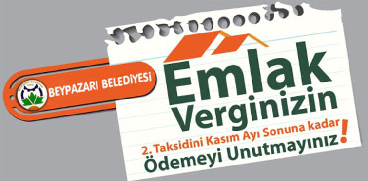 Emlak vergisi için haftasonu mesaisi