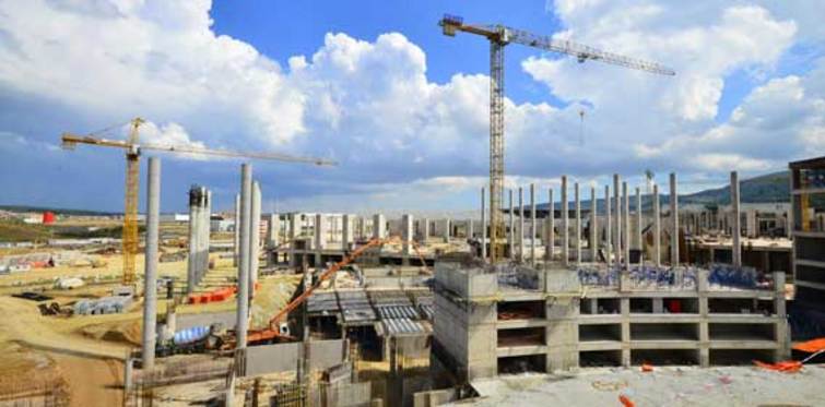 İzmir Fuar Merkezi'nin yüzde 85'i tamamlandı