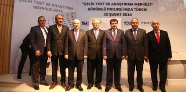 Çelik Merkezi için imzalar atıldı