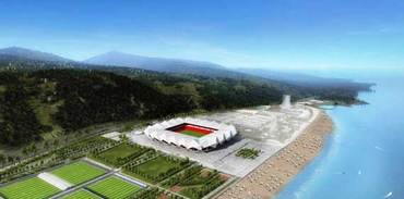 Trabzon Akyazı Stadyumu’na çevreci çatı