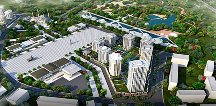 Başakşehir Kent Merkezi II kademeli inşa ediliyor