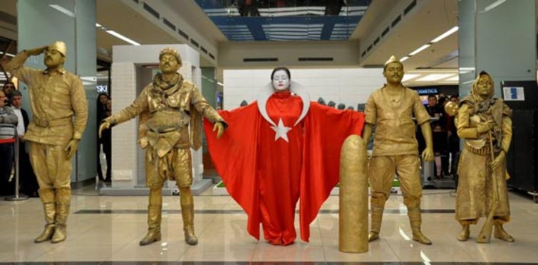 ANKAmall'da Çanakkale yaşatıldı