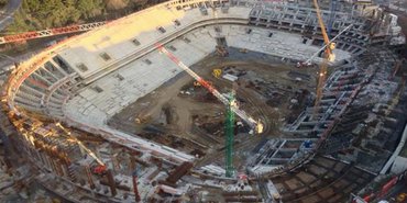 Beşiktaş stadı inşaatında neler oluyor?