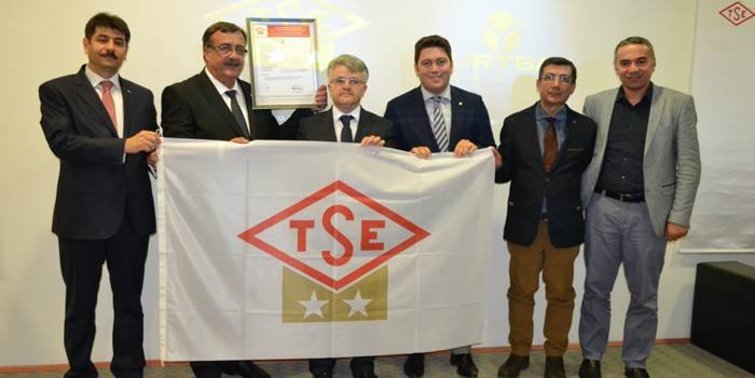 Yurtbay Seramik'e TSE Çift Yıldız Belgesi