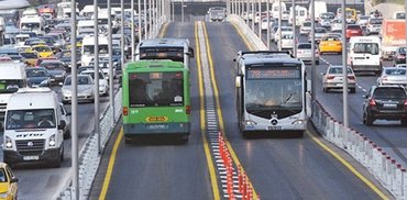İstanbul'un metrobüs güzergahı! 
