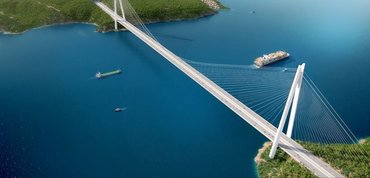 3. köprü inşaatının %70’i tamamlandı 