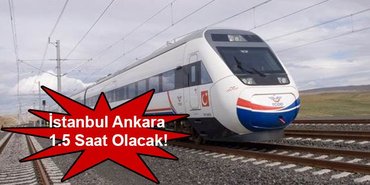 Başbakan Ahmet Davutoğlu: Ankara ve İstanbul arasını 1.5 saate inecek!
