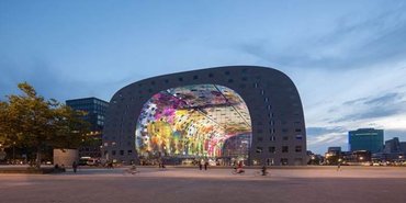Hollanda'nın İlk Üstü Kapalı Marketi: Markthal Rotterdam