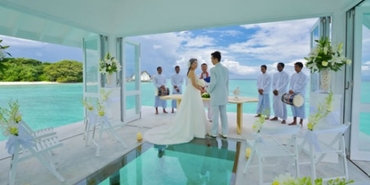 Hint Okyanusu'nun ortasında düğün