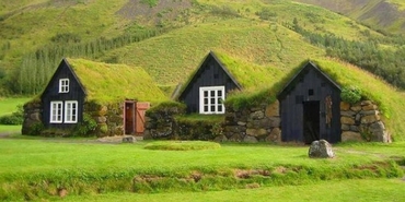 İzlanda'nın çim evleri