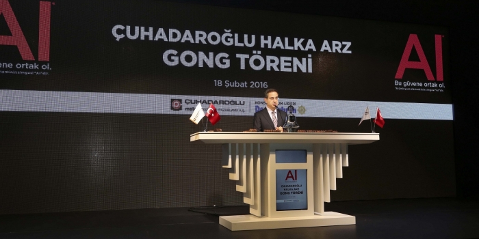 Çuhadaroğlu Borsa İstanbul'a merhaba dedi