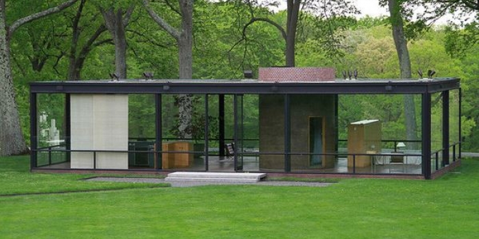 Philip Johnson'un Cam Ev'i