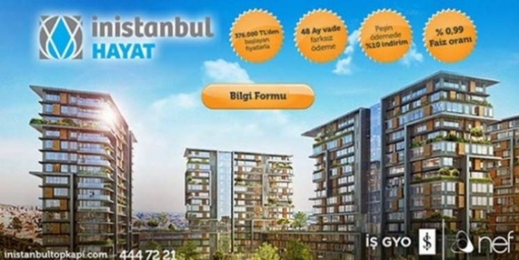 İnistanbul Hayat projesine yoğun talep