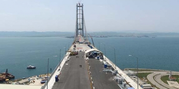 Körfez Köprüsü'nde asfalt çalışmaları başladı