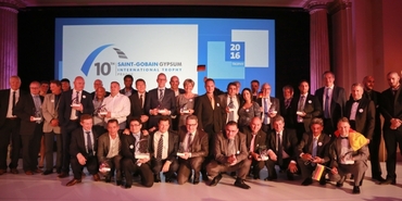 10. Saint-Gobain Uluslararası Gypsum Throphy ödülleri verildi 