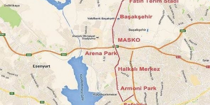 Sefaköy Halkalı Başakşehir Havaray hattı 2019'da açılacak