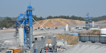 3. Köprü ve bağlantı yolları için dev asfalt üretimi