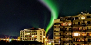 İzlanda'nın başkenti Reykjavik karanlığa büründü