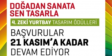 4. Zeki Yurtbay Tasarım Ödülleri için son başvuru tarihi 21 Kasım